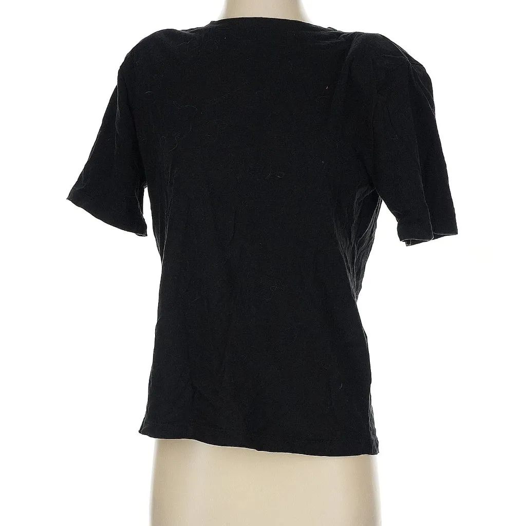 Retrofete black padded shoulders top size small - Image 5