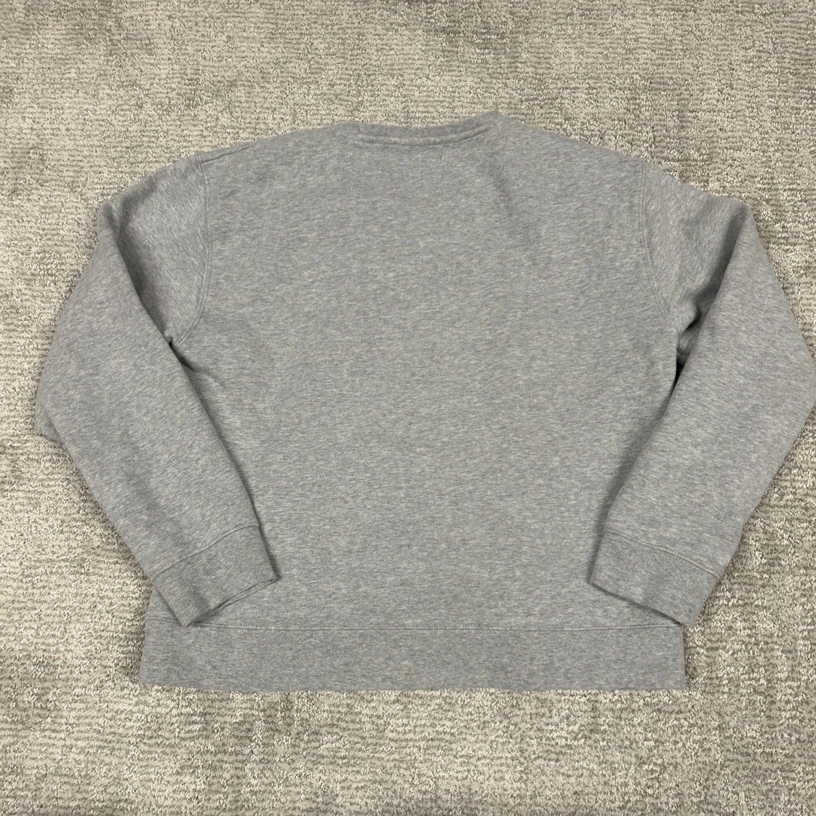 Quince Organic Cotton Sweatshirt Medium Crew Heavyweight Boyfriend Fleece Gray - Image 5