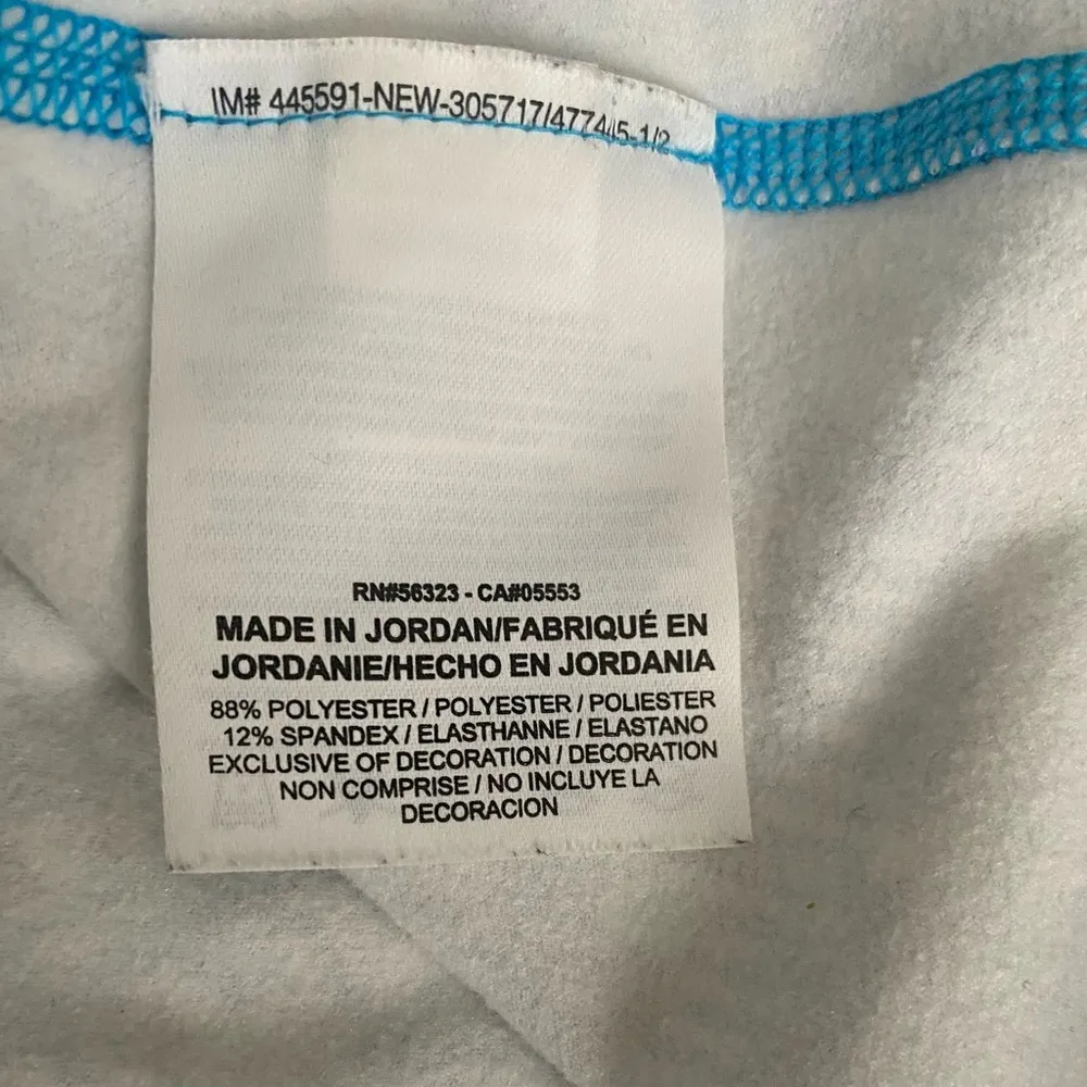 Nike Pro Dri-Fit Quarter Zip Blue Patterned Long Sleeve - Image 7