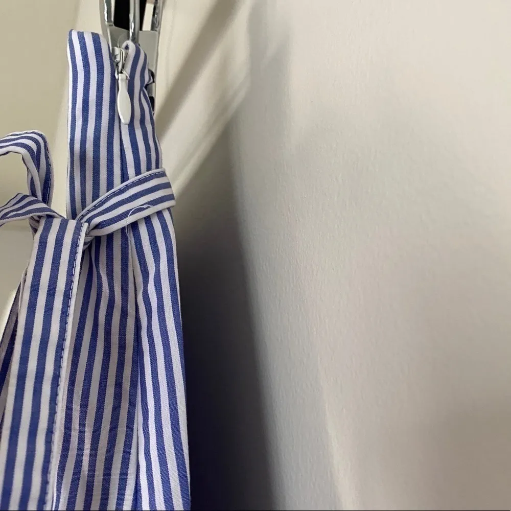 J.Crew  Cuffed Wide Leg Crop Shirting Striped 4 - Image 6