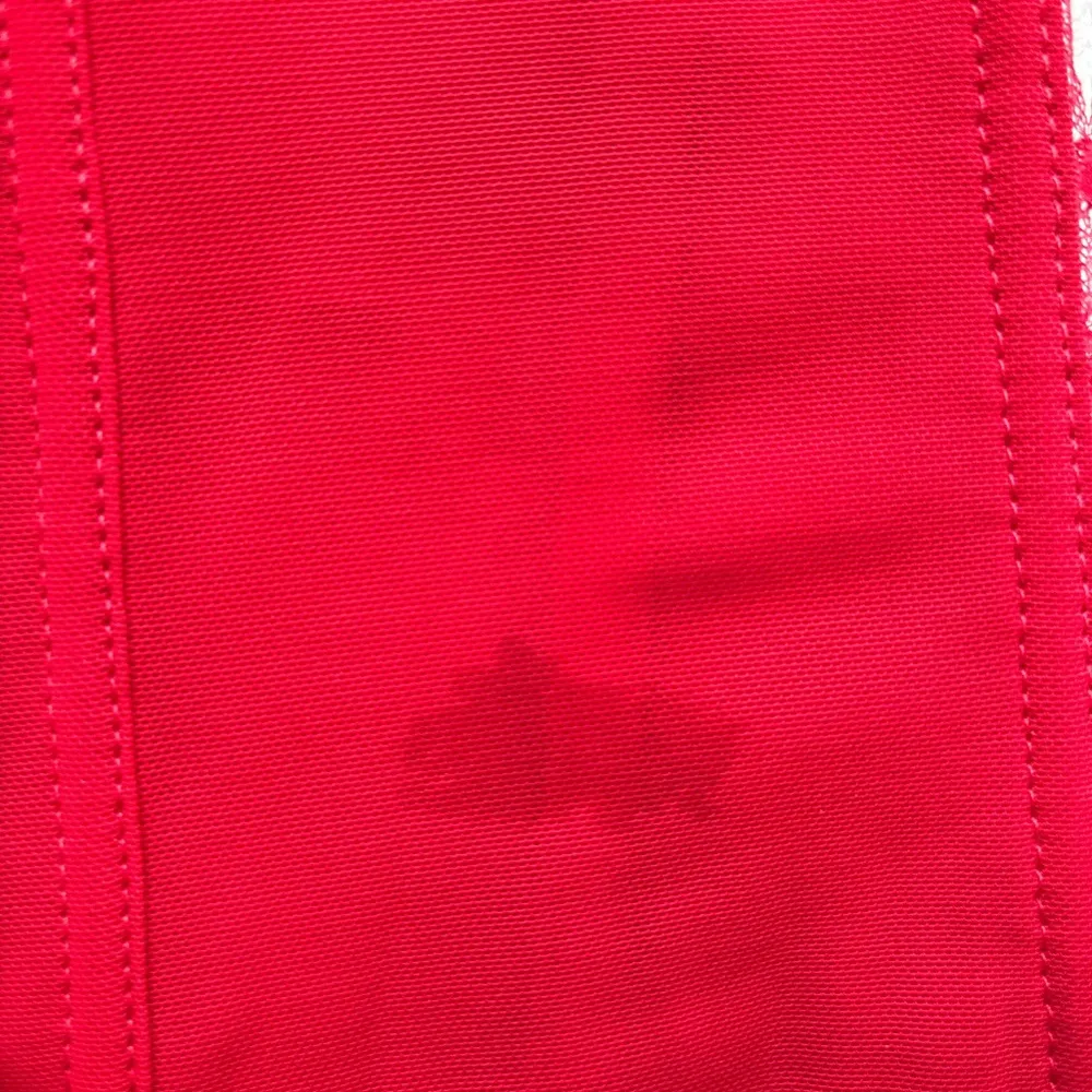 Sophie B. red & black floral lace bow detail sheer corset White Size M - Image 5