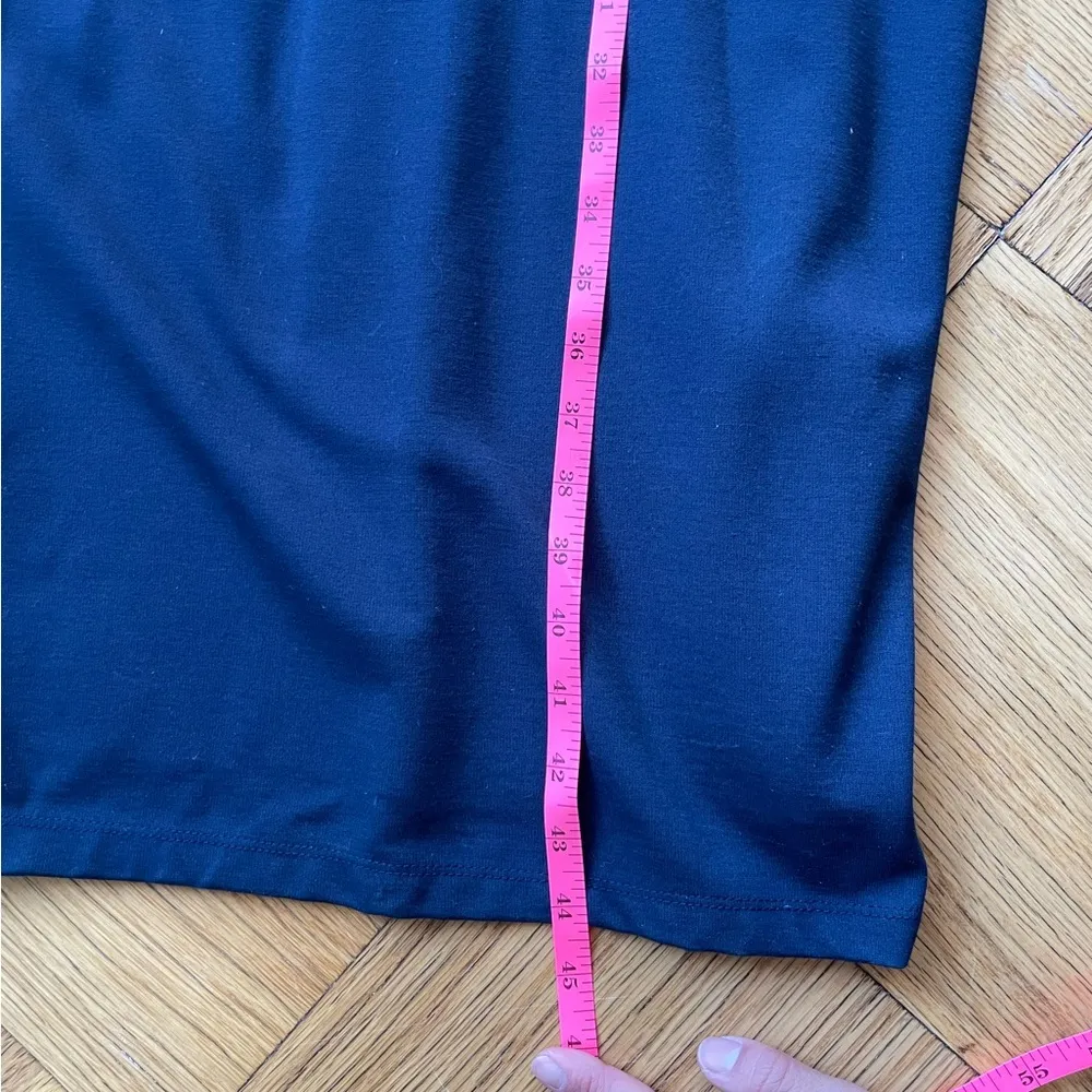 NWT T Navy Blue Jersey Racerback Midi Cocktail Dress, Sz Small - Image 13