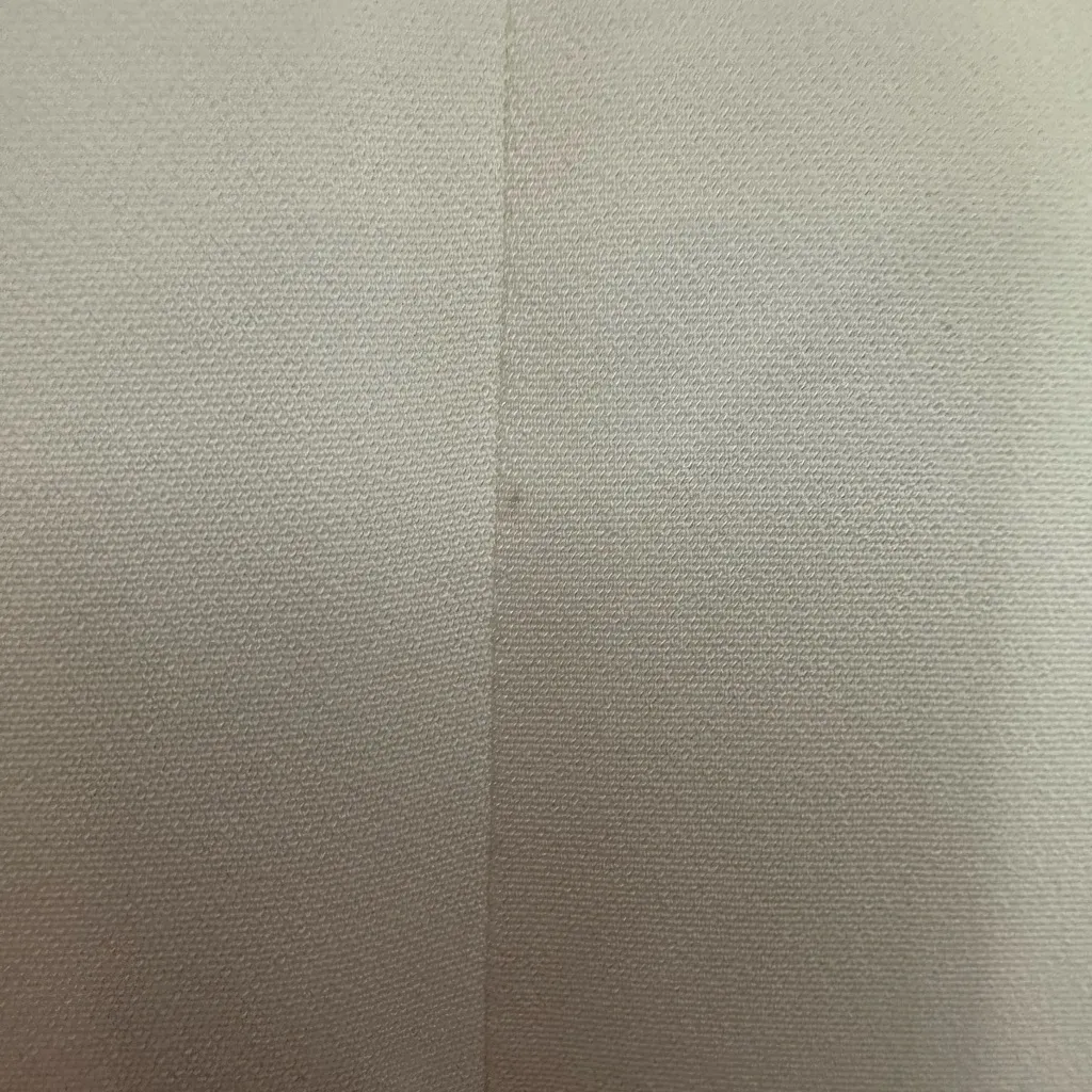 A.L.C. Long Sleeve Ivory Round Neck Blouse Ruffle Cuffs Size 12 Quiet Luxury - Image 3