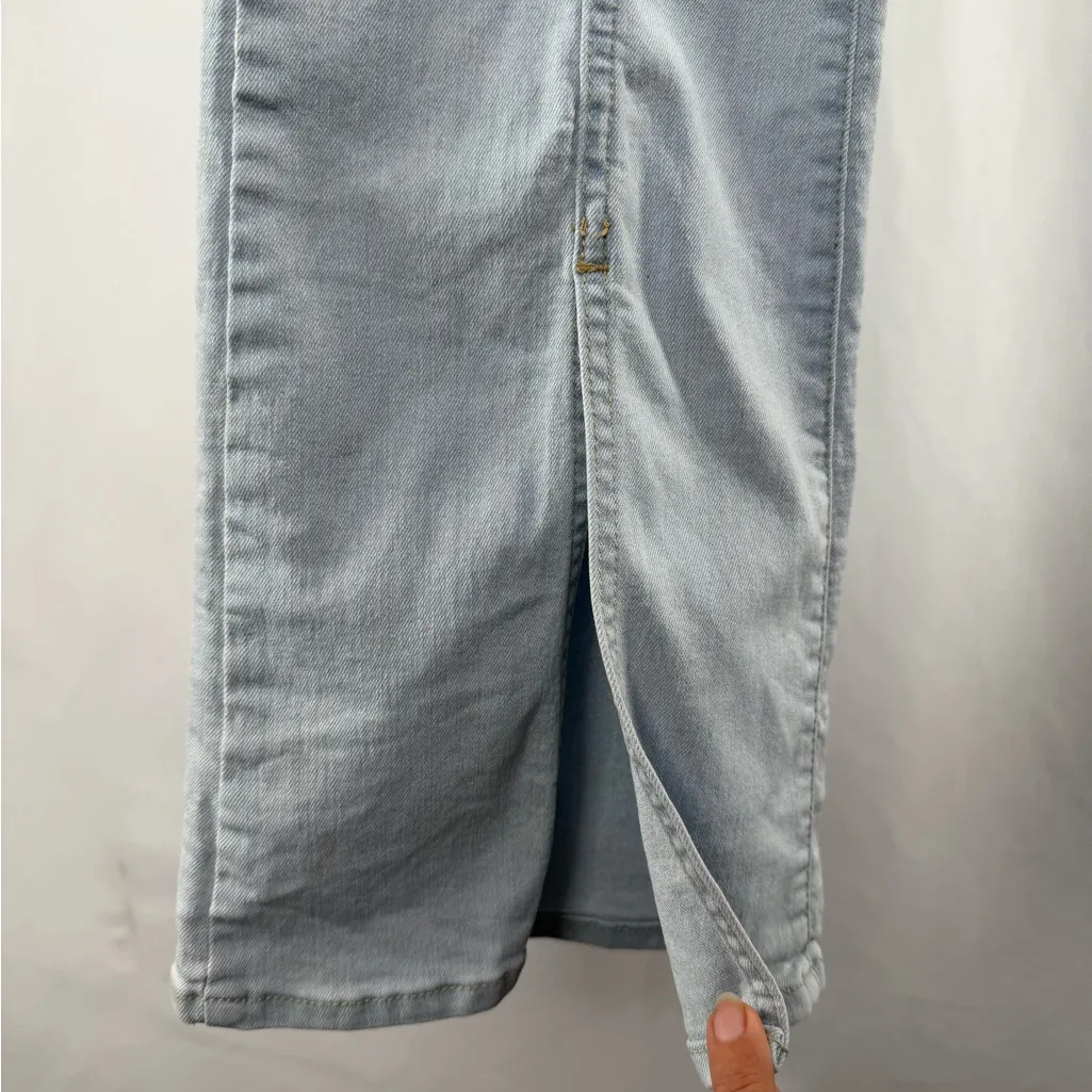 Levi's 726‎ High Rise Flare Split Hem Jeans in Light Blue Size 29 - Image 5