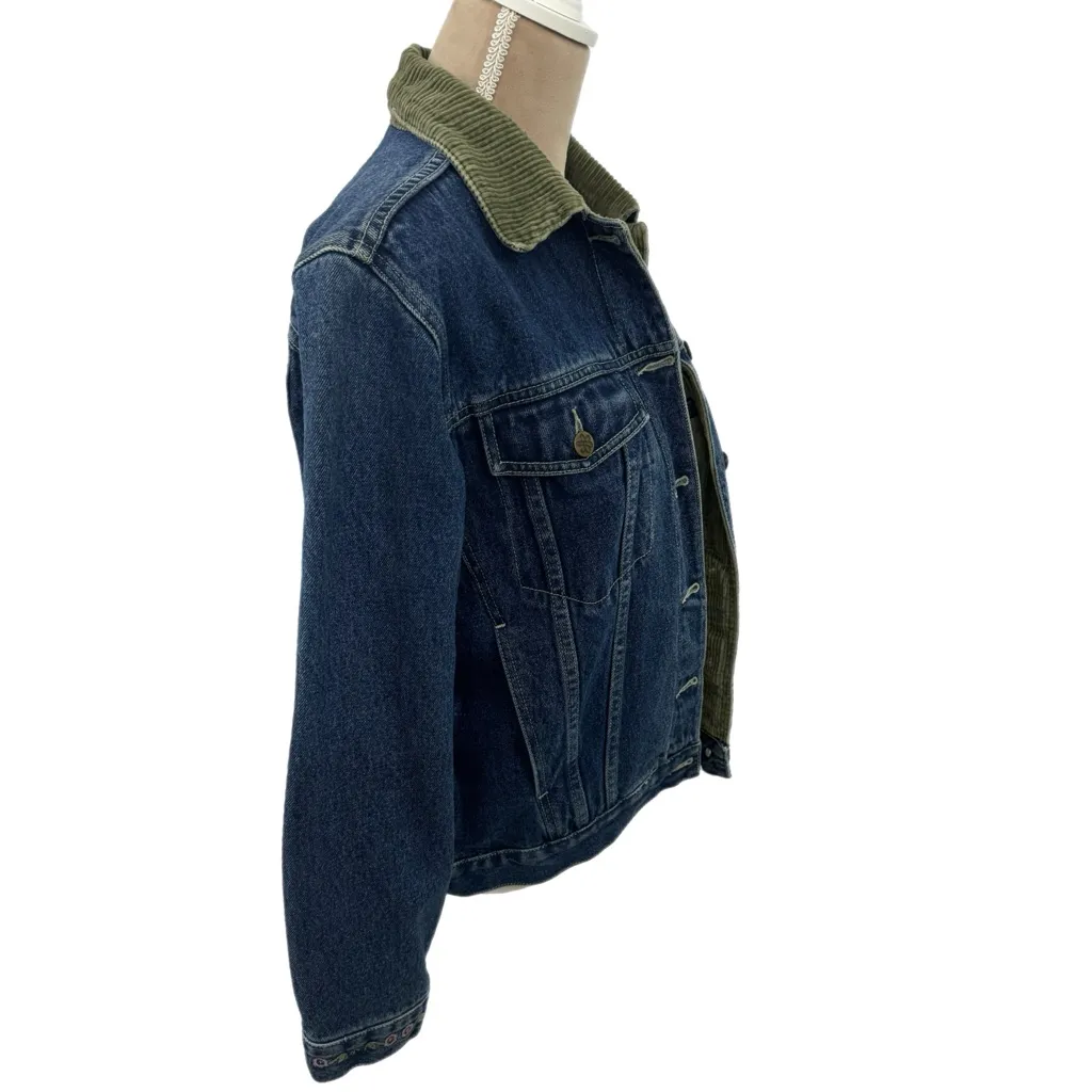 Vintage DISNEY Winnie the Pooh Embroidered Jean Jacket Women’s Sz S Denim Coat - Image 7