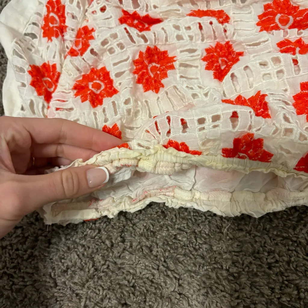 Anthropologie Eyelet Two-Piece Set **flawed** - Image 11