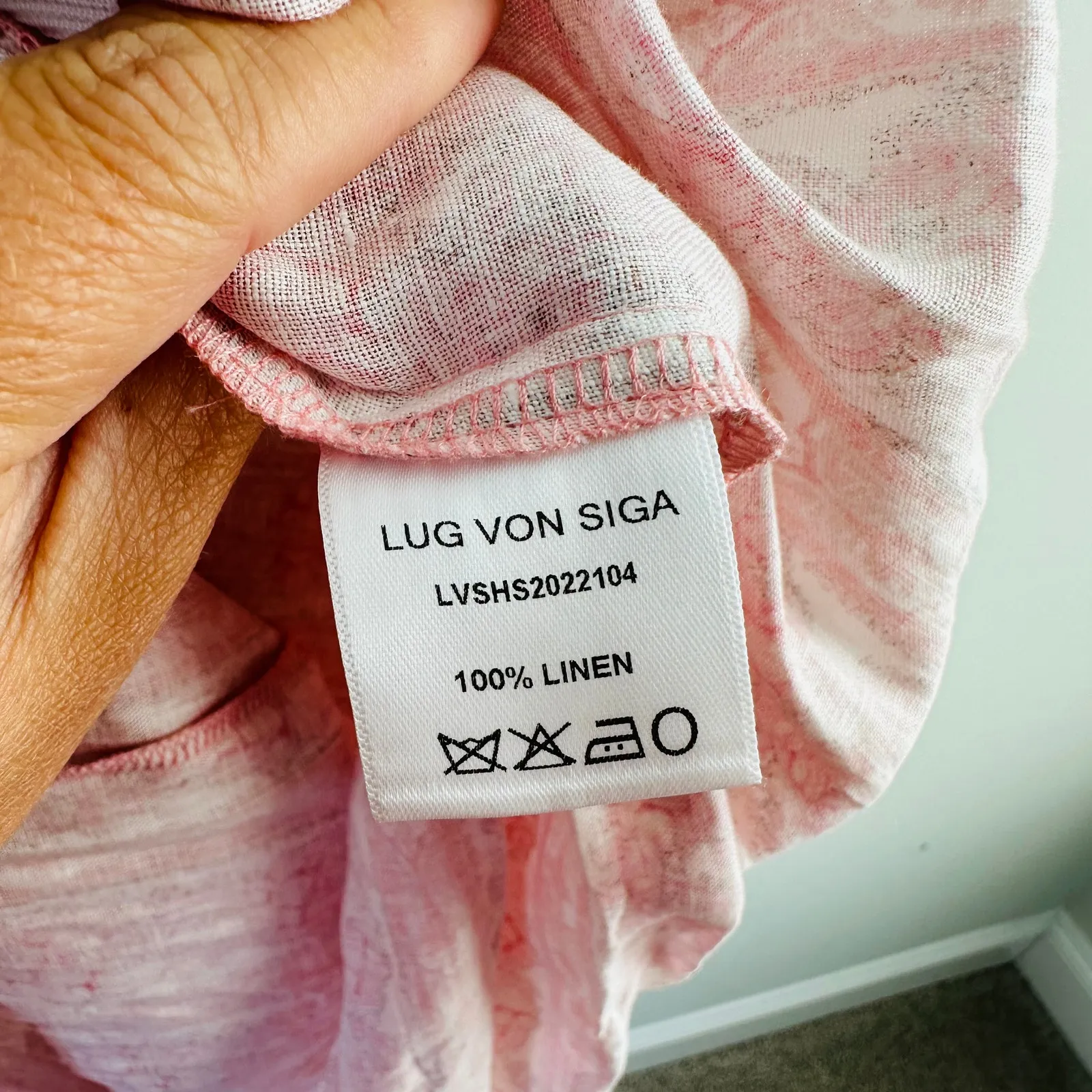 NEW Lug Von Siga Pink Glory linen one - Image 6