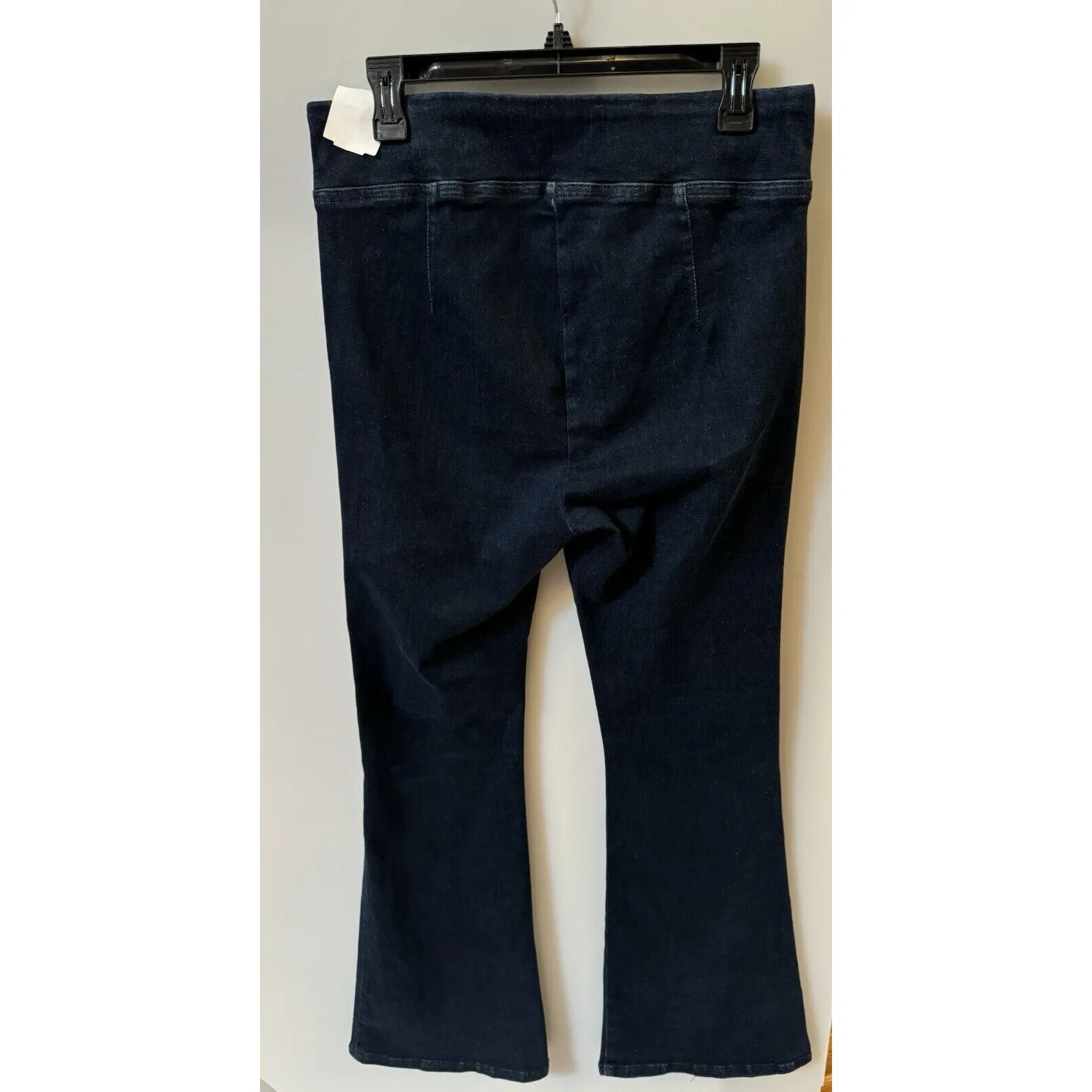 Frame The Jet Set Flare Jeans Size 30-34 Front Slit Stretch Pull On High Rise - Image 4