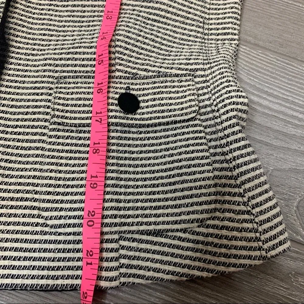 Weekend Max Mara striped silk trimmed jacket - Image 3