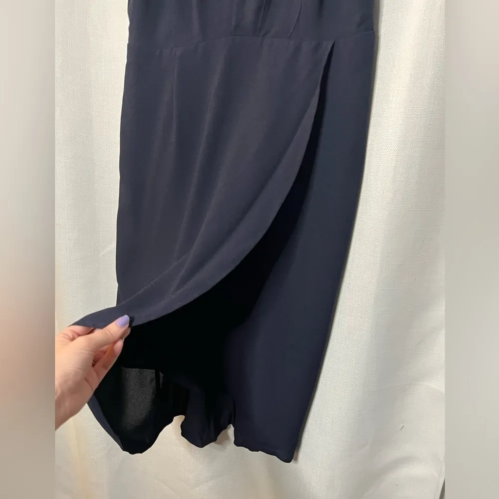 19 Cooper Navy Blue Knee Length Dress Small - Image 9