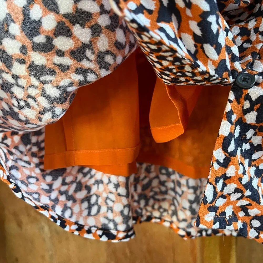 French Connection Mini Dress Jaffa Orange Size 2. NEW - Image 5