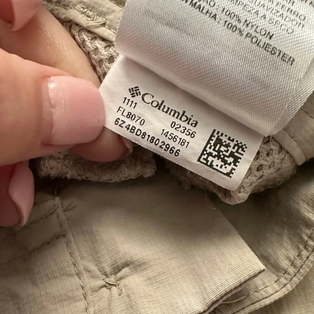 Columbia Womens size 12 PFG Aruba Roll Up Nylon Hiking Fishing Pants Convertible - Image 8