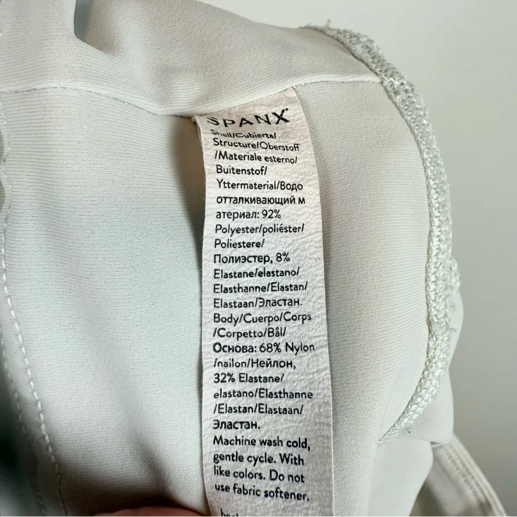 Spanx  Yes Pleats Mini Skirt‎ Skort Light Cloudy Gray Size Small - Image 12