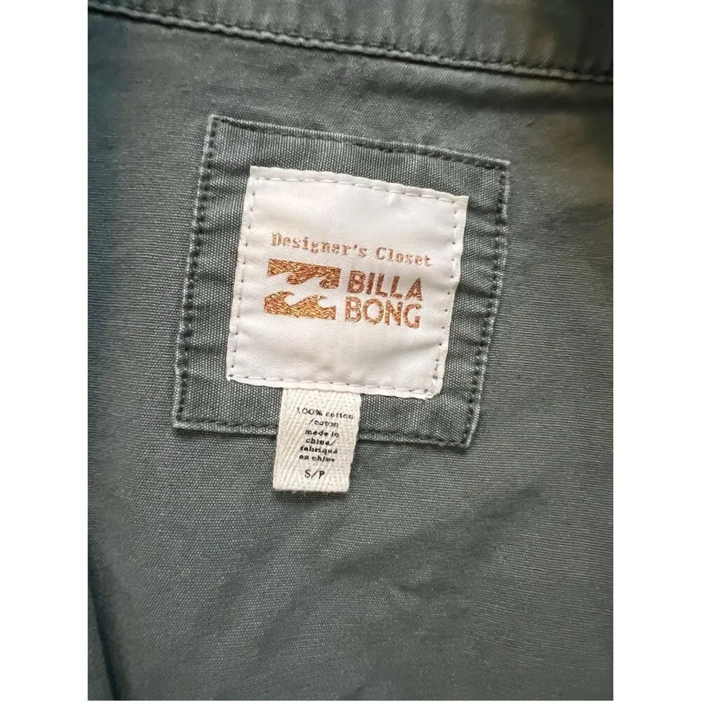 Billabong Hannah trench military Jacket Size S - Image 7