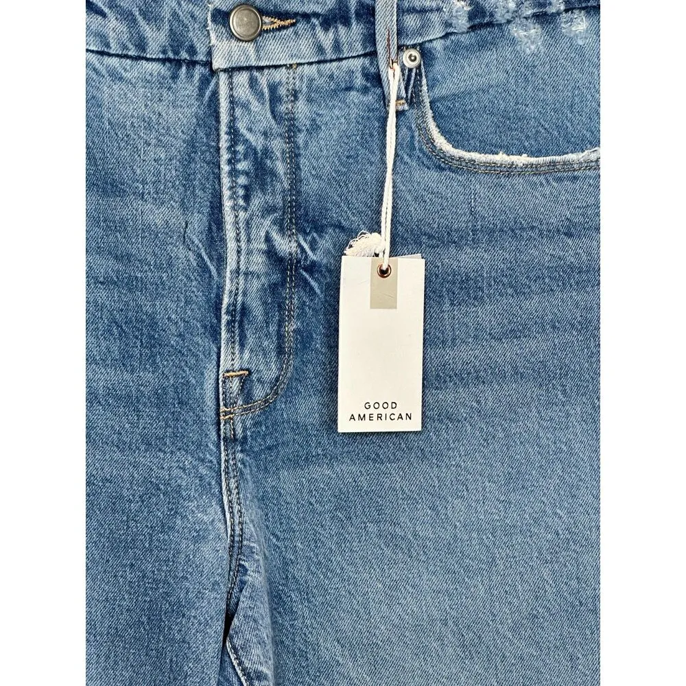 Good American  Women's GGBDH602T Size 6 Good Girlfriend Jeans Distressed NWT - Image 4