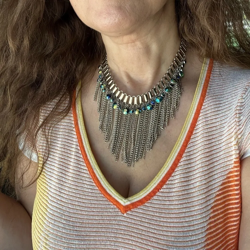 B & J COUTURE Statement short necklace Gold - Image 4