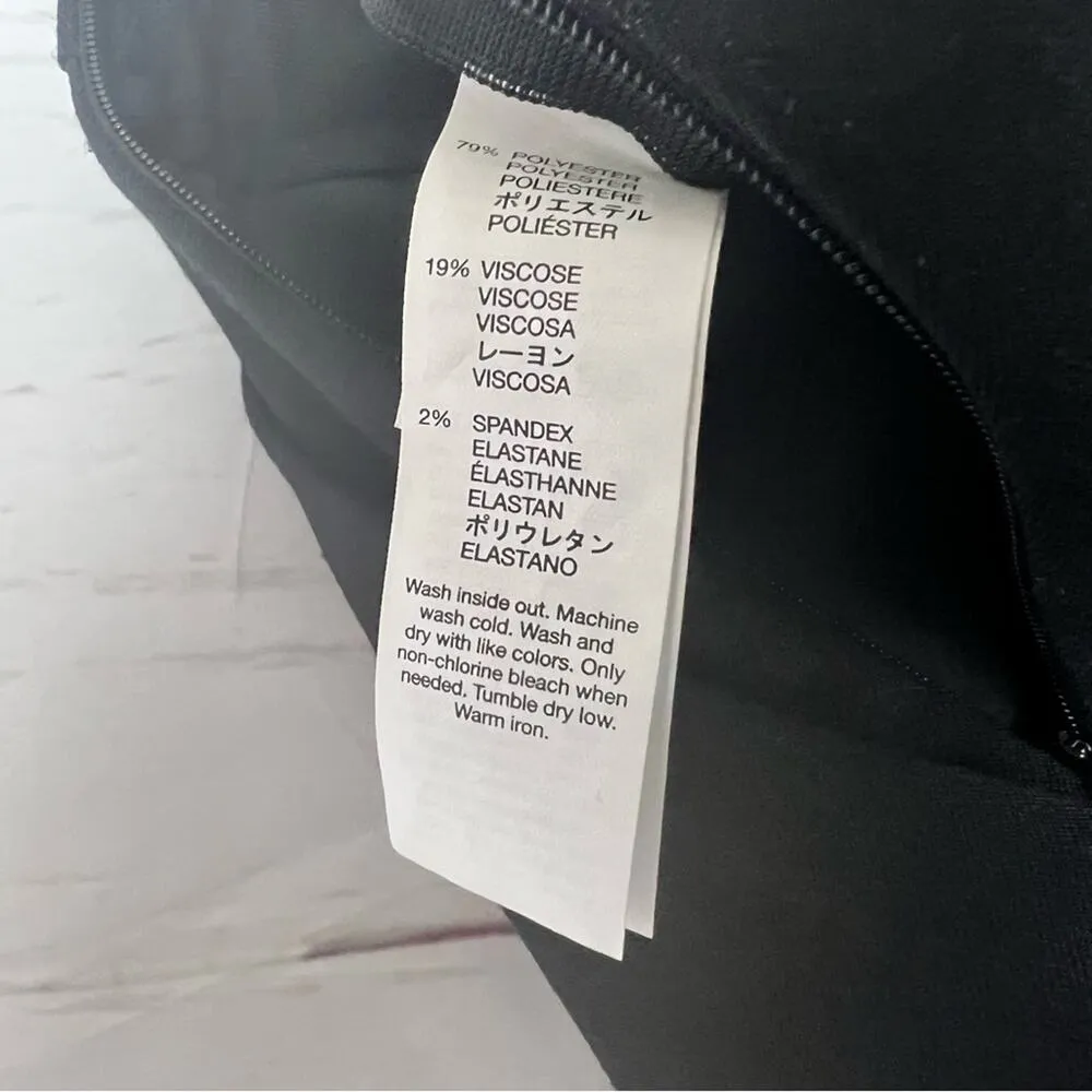 Gap Women’s Dressy Black Skort Side Zipper Sz 8 - Image 3