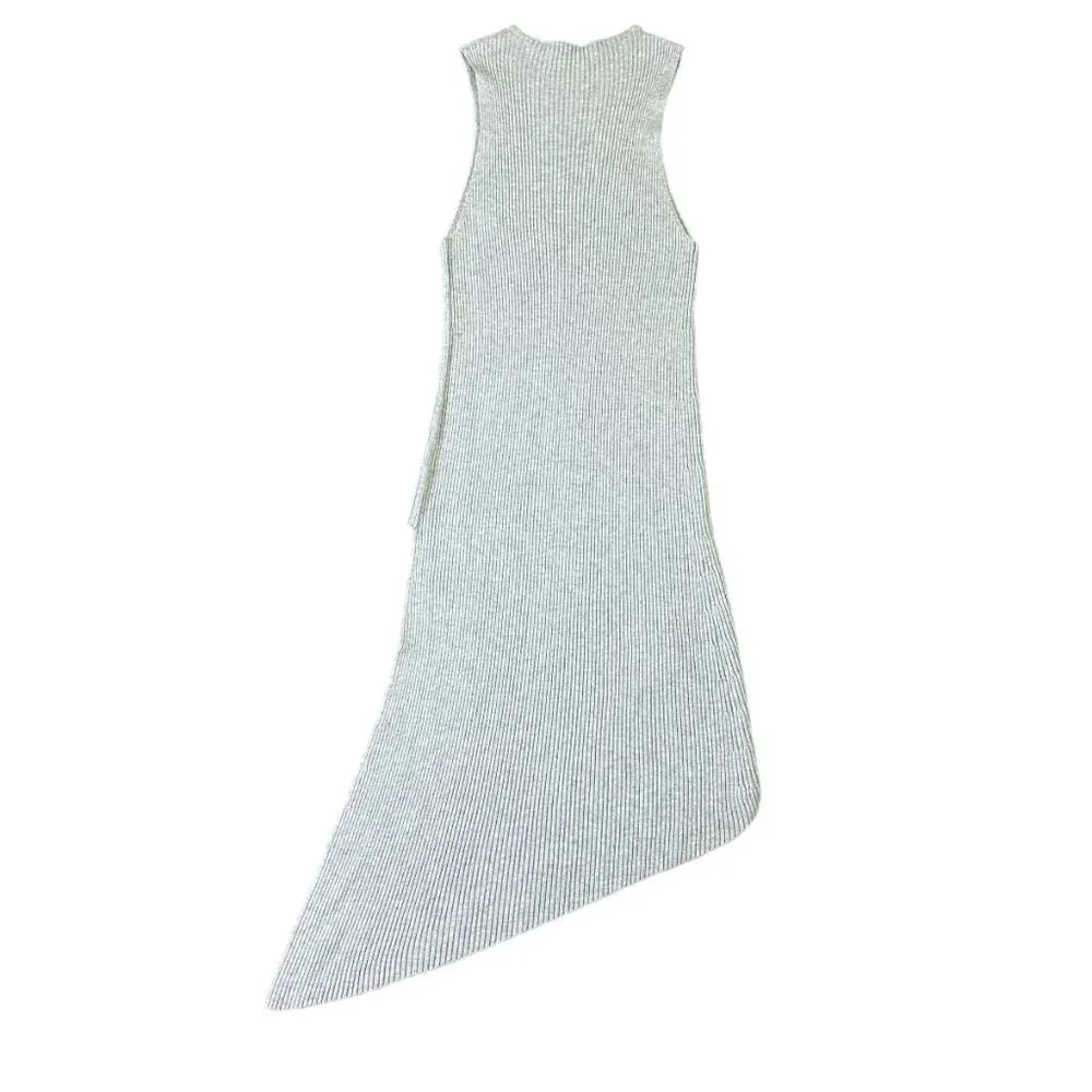 n:Philanthropy Reid Sleeveless Sweater Dress Cashmere Asymmetrical Size Medium - Image 8