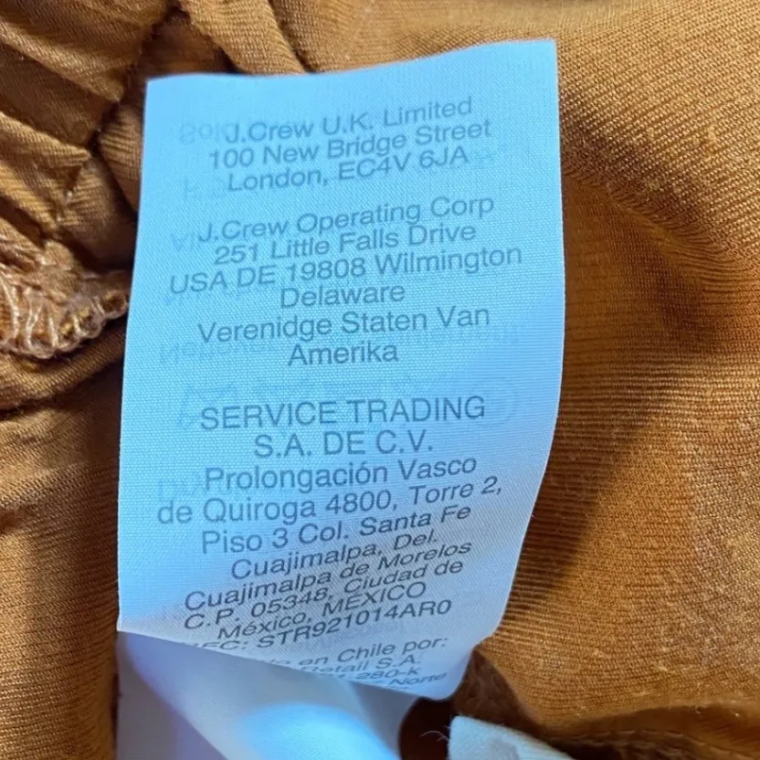 Madewell Paperbag Waist Pants Womens‎ L Tan Brown High Rise Tie Casual Trousers - Image 10