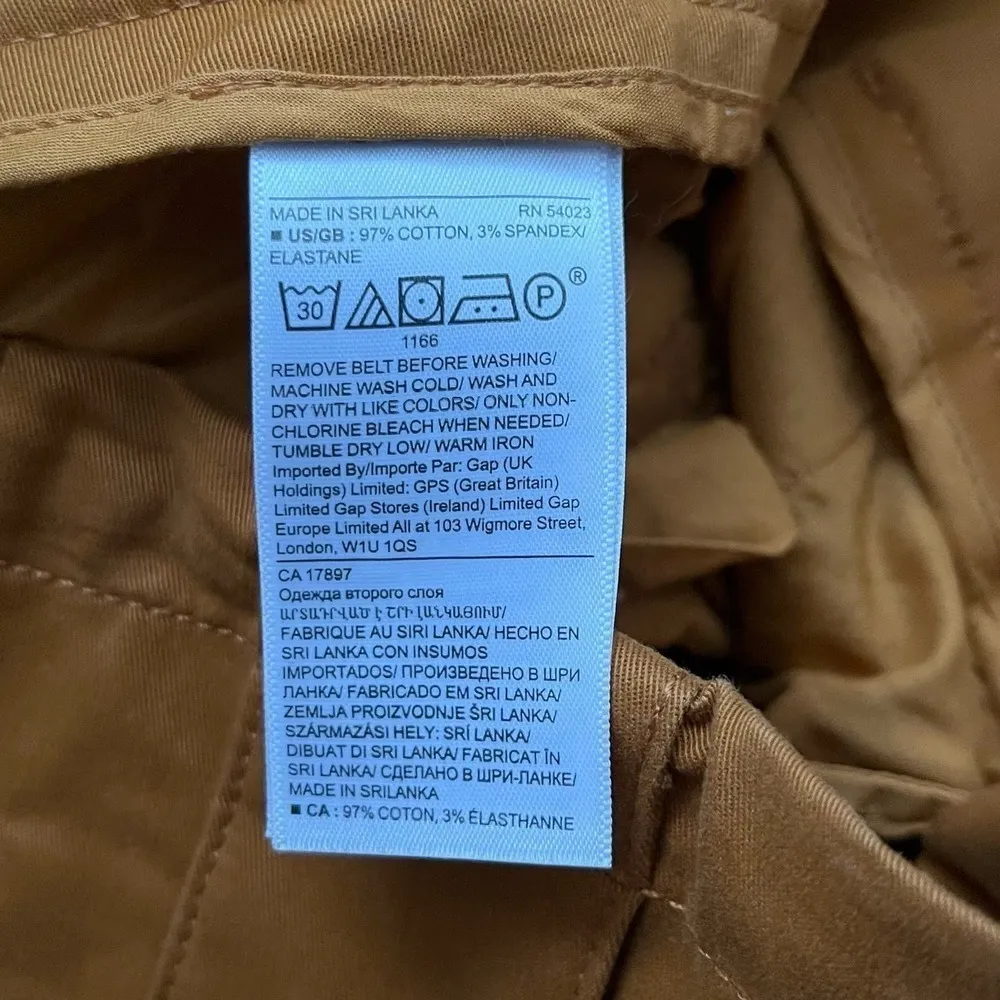 Banana Republic‎ High-Rise Tapered Pleated Cropped Pant in Nutmeg Spice/Rust, 2 - Image 9