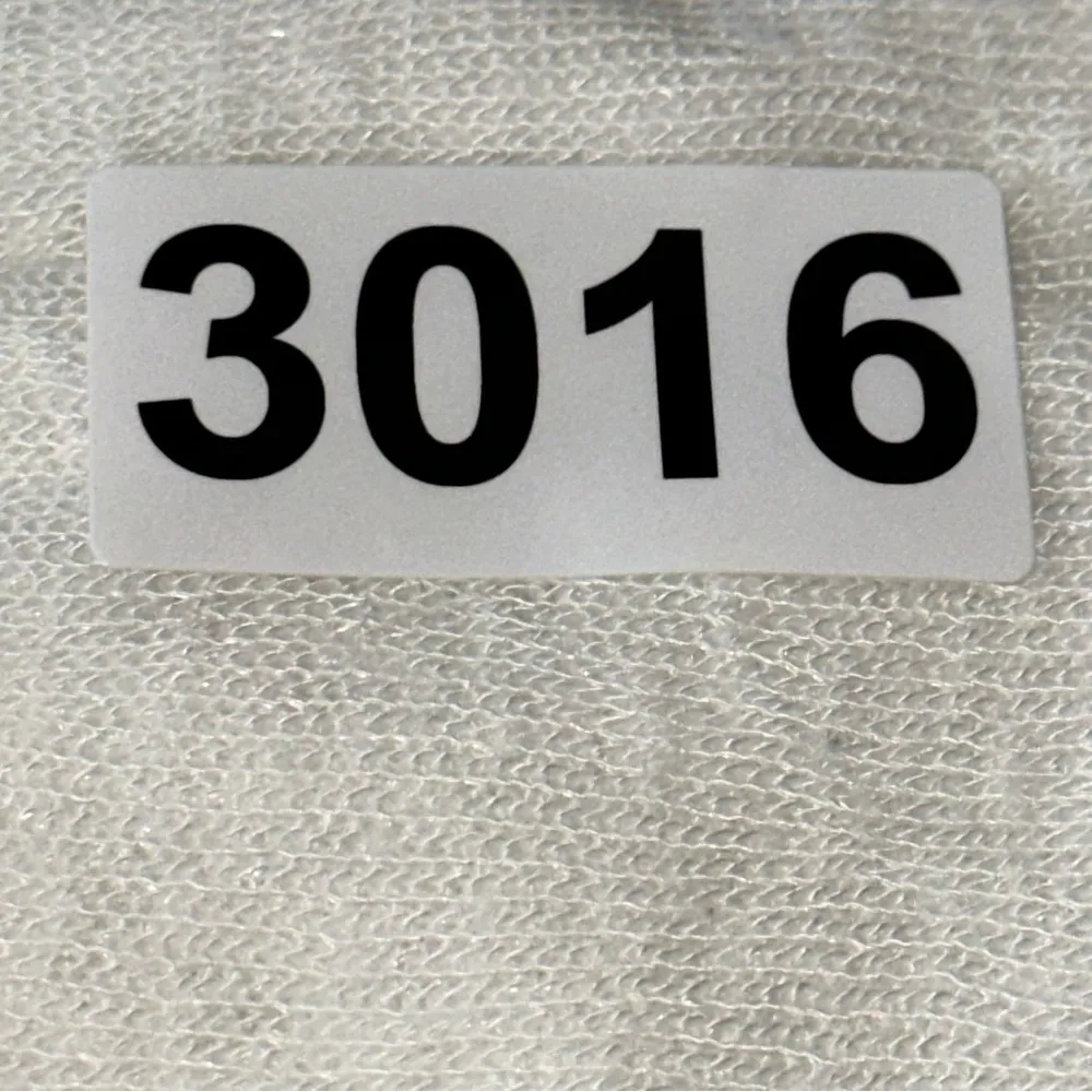 T Party Women’s Sz M White Slub Embellished Pocket Oversized Long Sleeve T-Shirt - Image 8