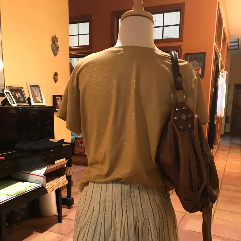 Ellen Tracy hobo bag cow leather - Image 4