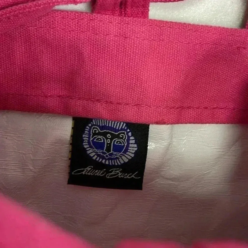 Laurel Burch Colorful Cat Purse Tote Bag Pink Feline Cat Lover Artsy Funky Blue - Image 3