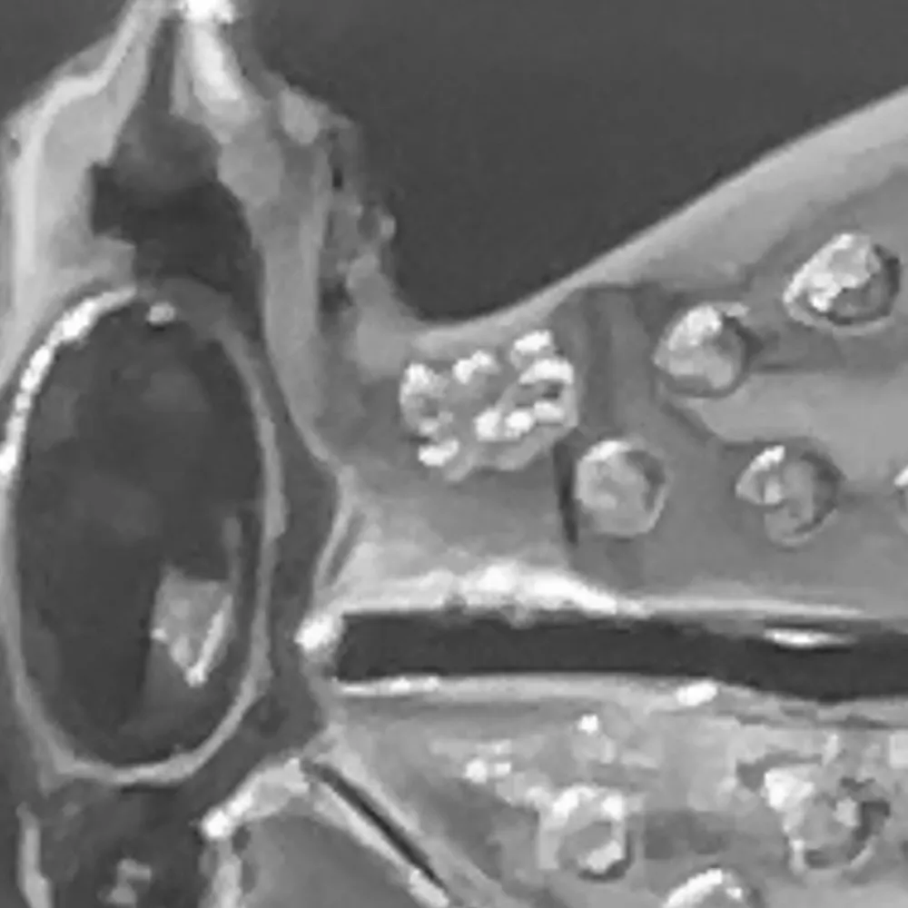 Sterling Silver Peridot and Diamond Accent Dragonfly Pendant - Image 4