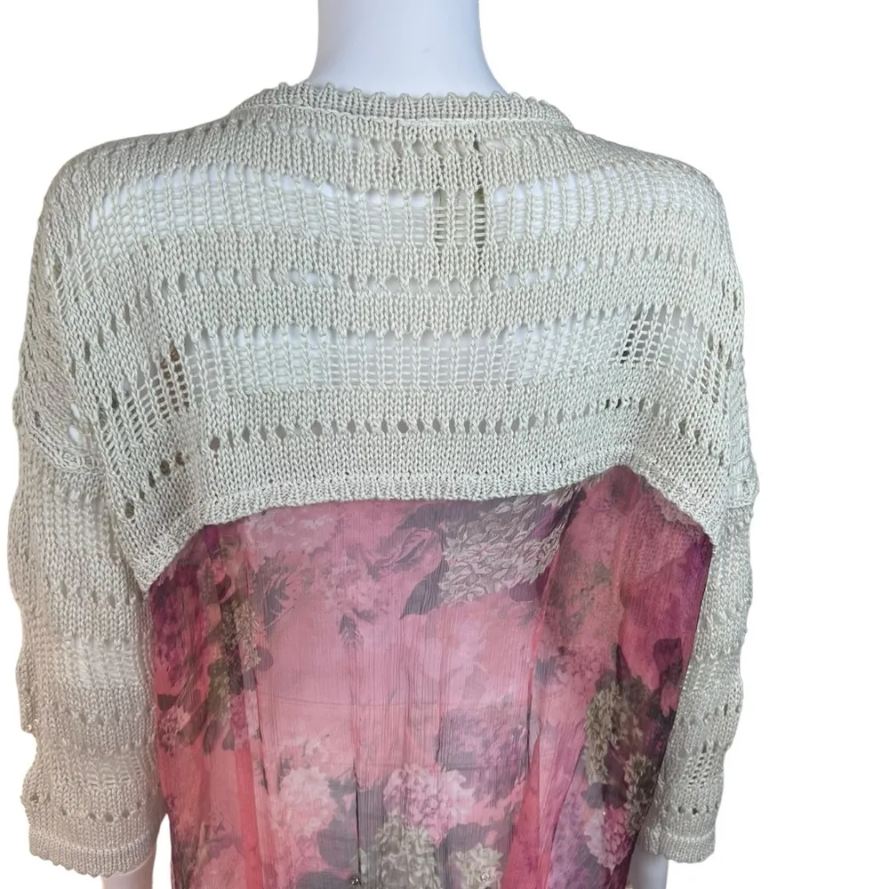 Aratta Silent Journey Bohemian Sweater Top Size L - Image 5
