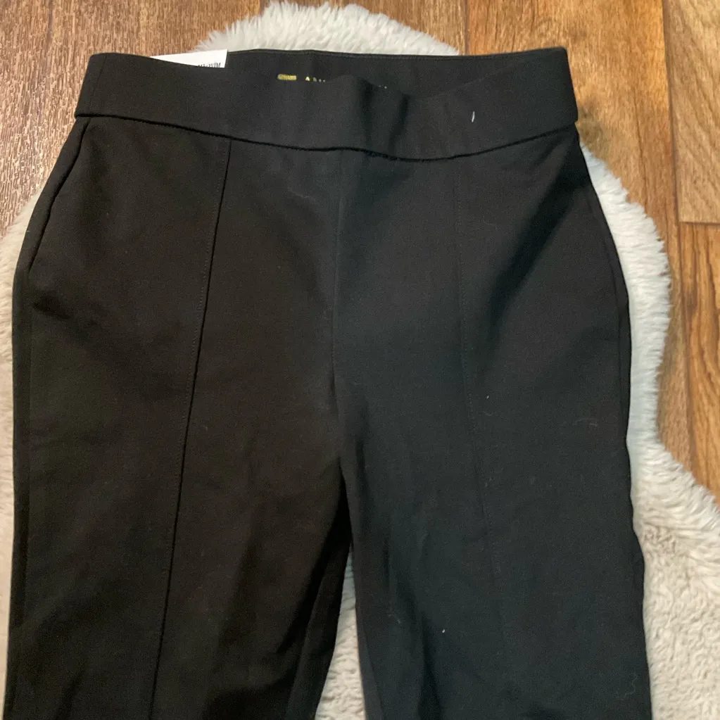 Anne Klein Ponte Pants Size Medium Tummy Control‎ Black Midweight - Image 2