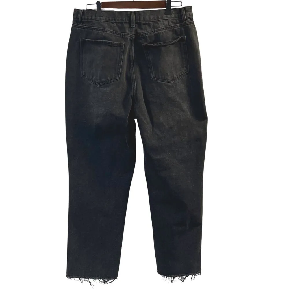 Simple Society Women's Black Ankle Jeans with Rhinestones Size 15 - Image 3