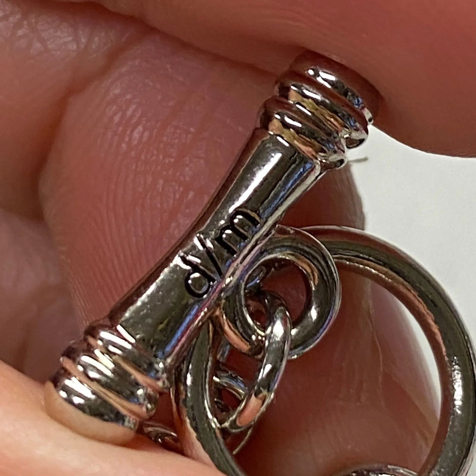 Danburry Mint Ohio State Buckeyes Heart Charm Toggle Bracelet Silver Tone - Image 4