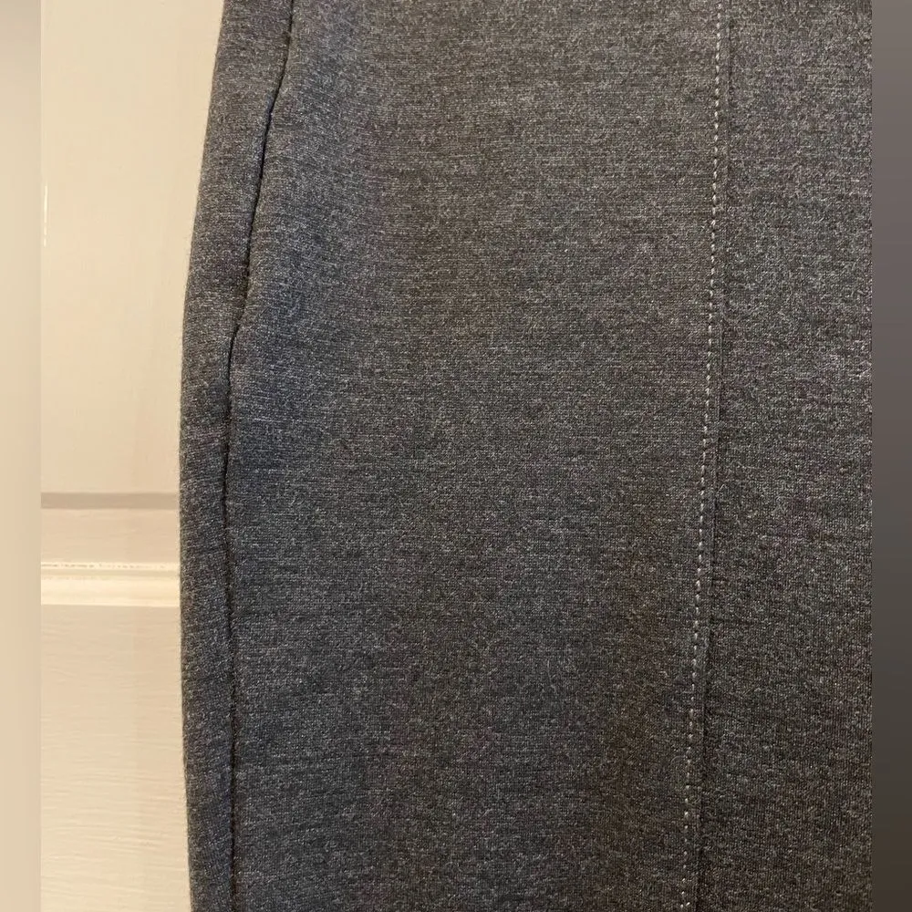 Anne Klein Midweight Tummy Control Skinny Ponte Pant Charcoal Heather‎ Medium - Image 4