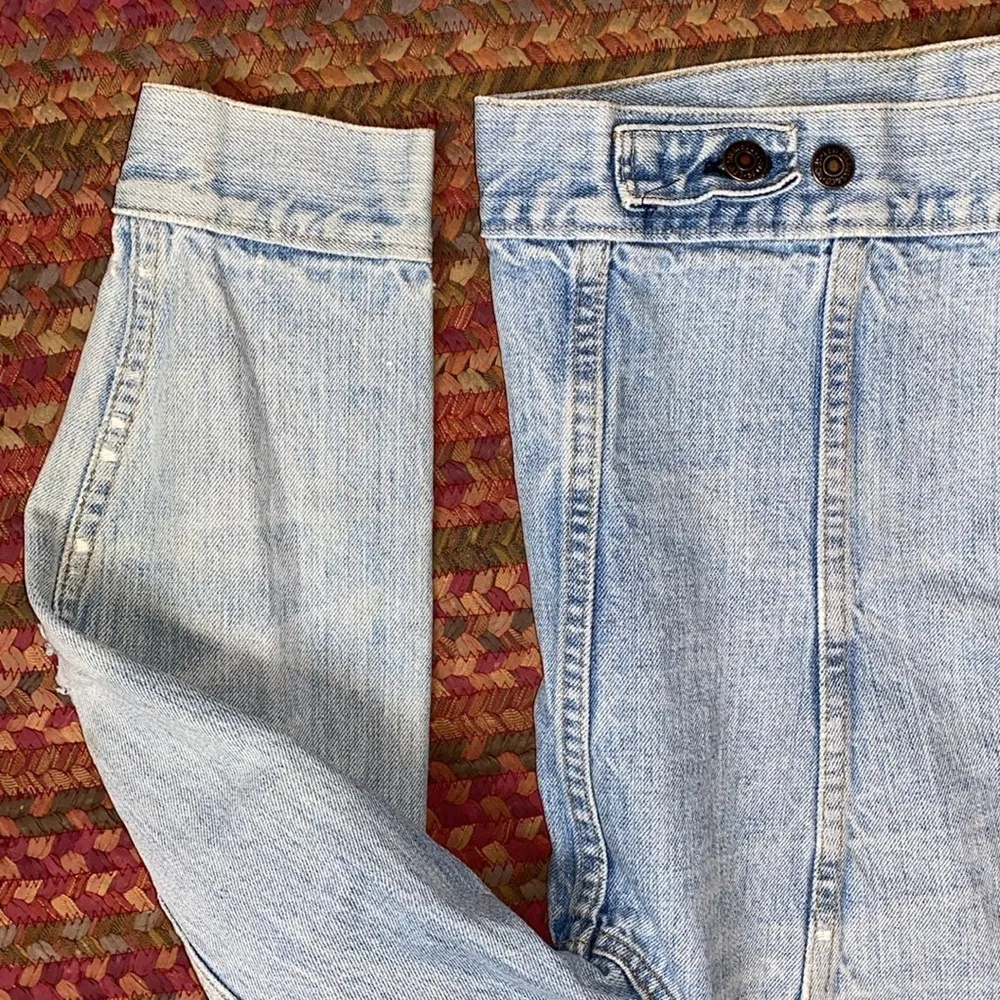 RARE VINTAGE DISTRESSED LEVIS TRUCKER JACKET WELL WORN AGED ONE OF A KIND OF - Image 8