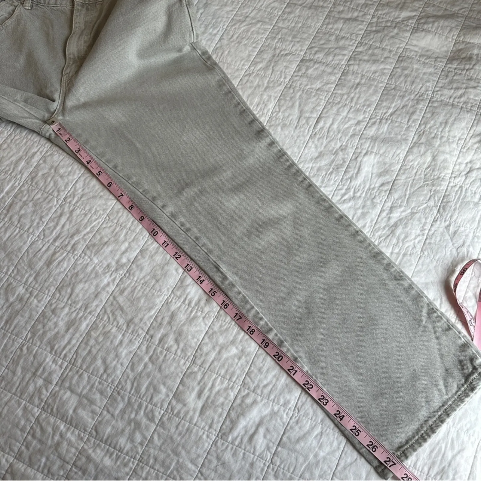 ROLLA'S Original High Rise Straight Jeans Stone Wash Grey 30 Gray - Image 7