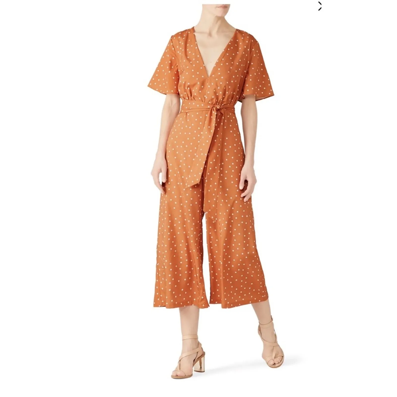 STYLESTALKER Laurel Polka Dot Jumpsuit - Image 2