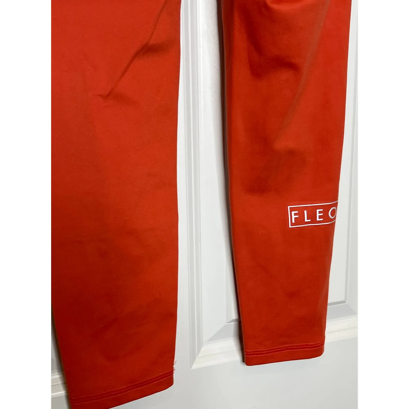 FLEO Small Orange‎ Crop Capri Leggings Orange - Image 2