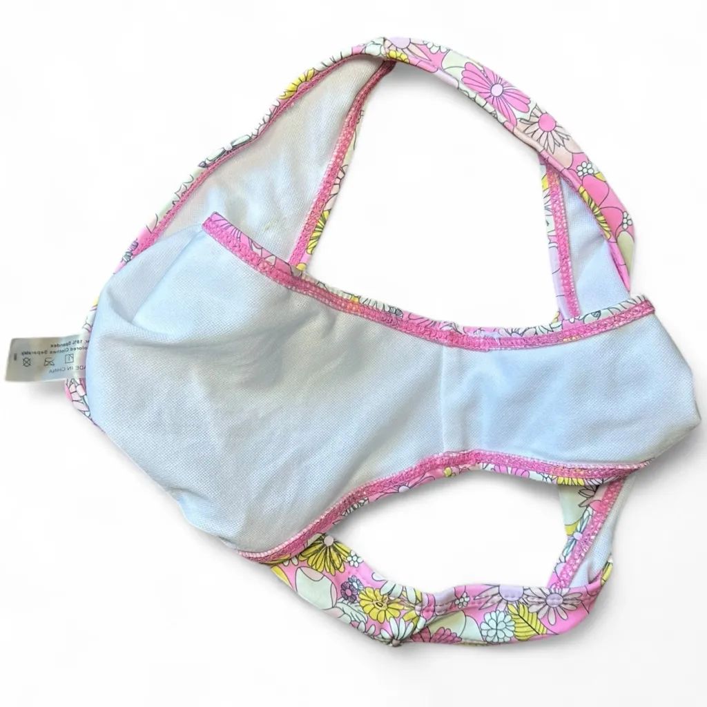 Floral Pastel Bikini Set Pink Size M - Image 7