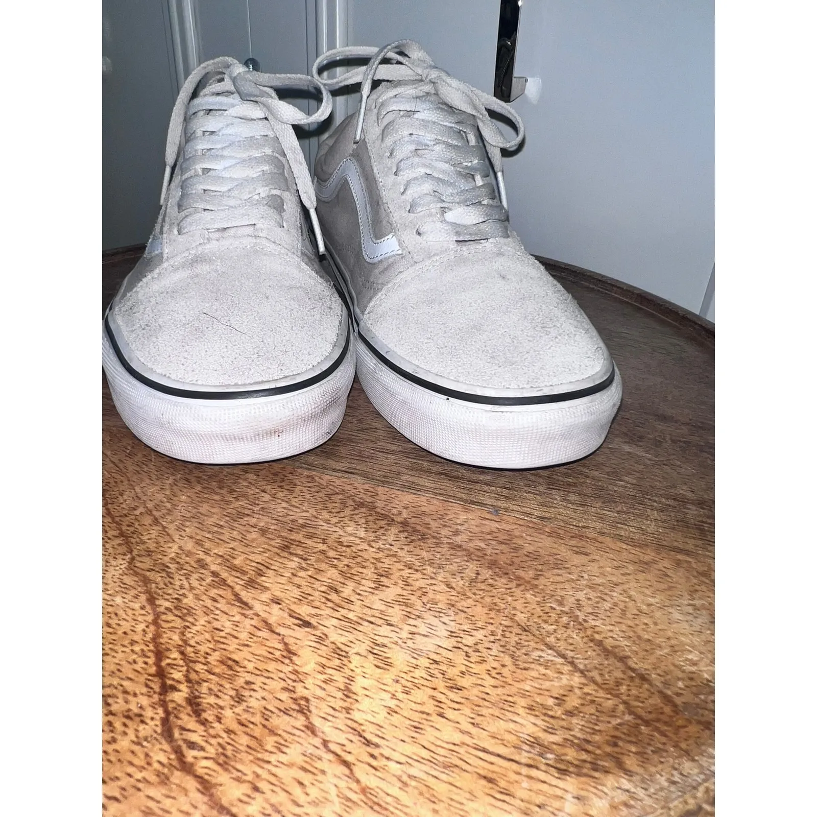 Vans‎ Old Skool Men's 8.5/Women's 10 Skate Shoes Gray Low Top Casual Sneaker - Image 2