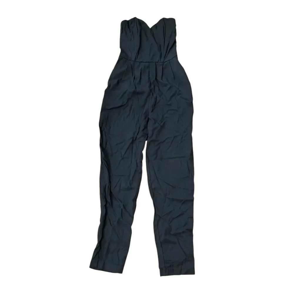 H&M Conscious Black Anti-slip Sleeveless Corset Overalls Jumpsuit Romper Size 4 - Image 2