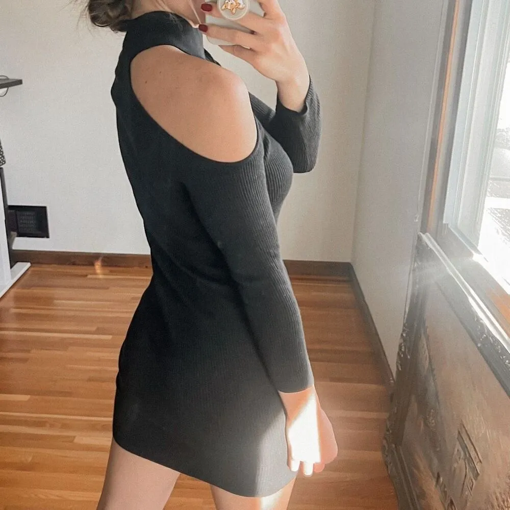 Evereve Sanctuary Cut Out Long Sleeve Mini Dress Size XS - Image 2