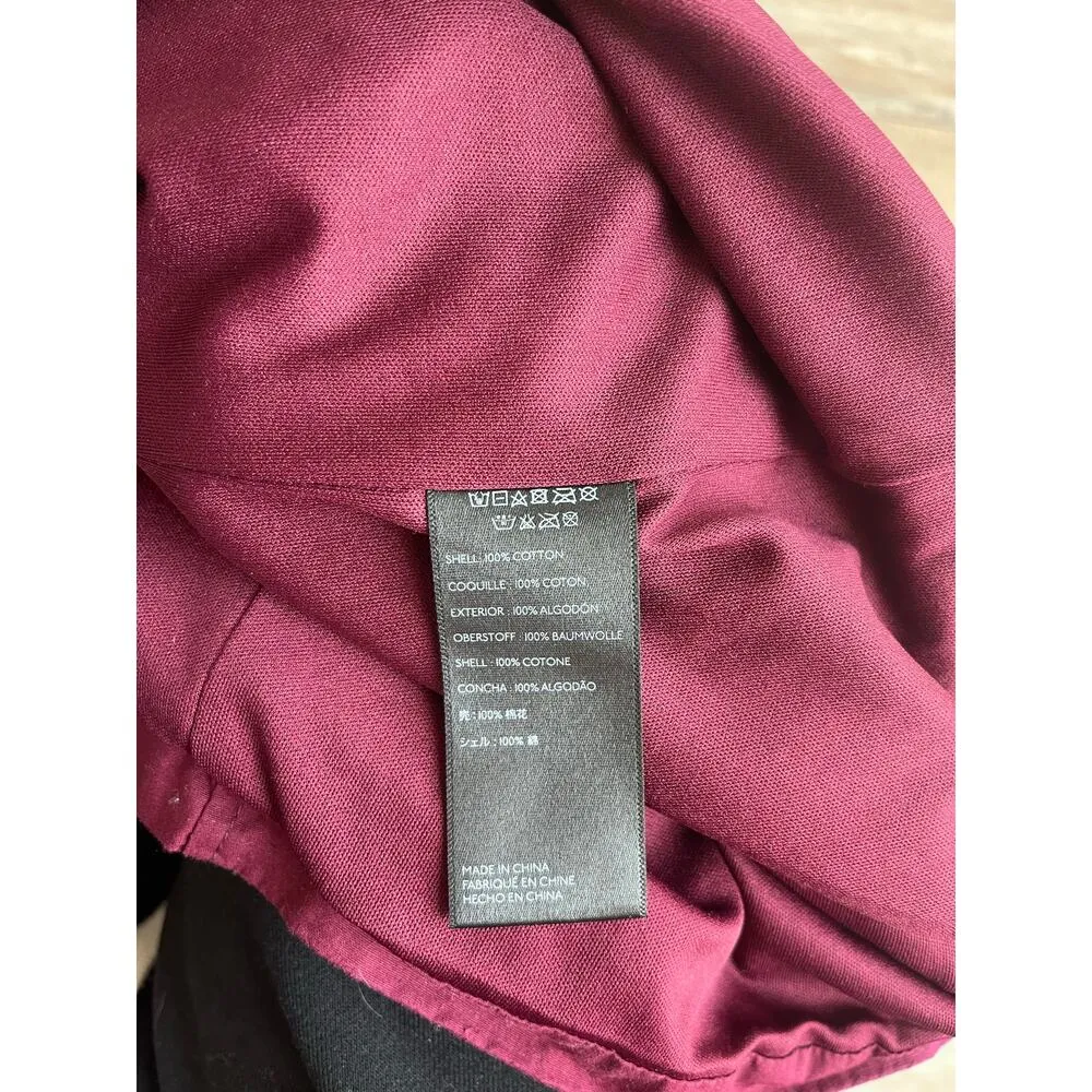 I.AM.GIA Alya Off-The-Shoulder Corset Dress Burgundy Red Size M - Image 6