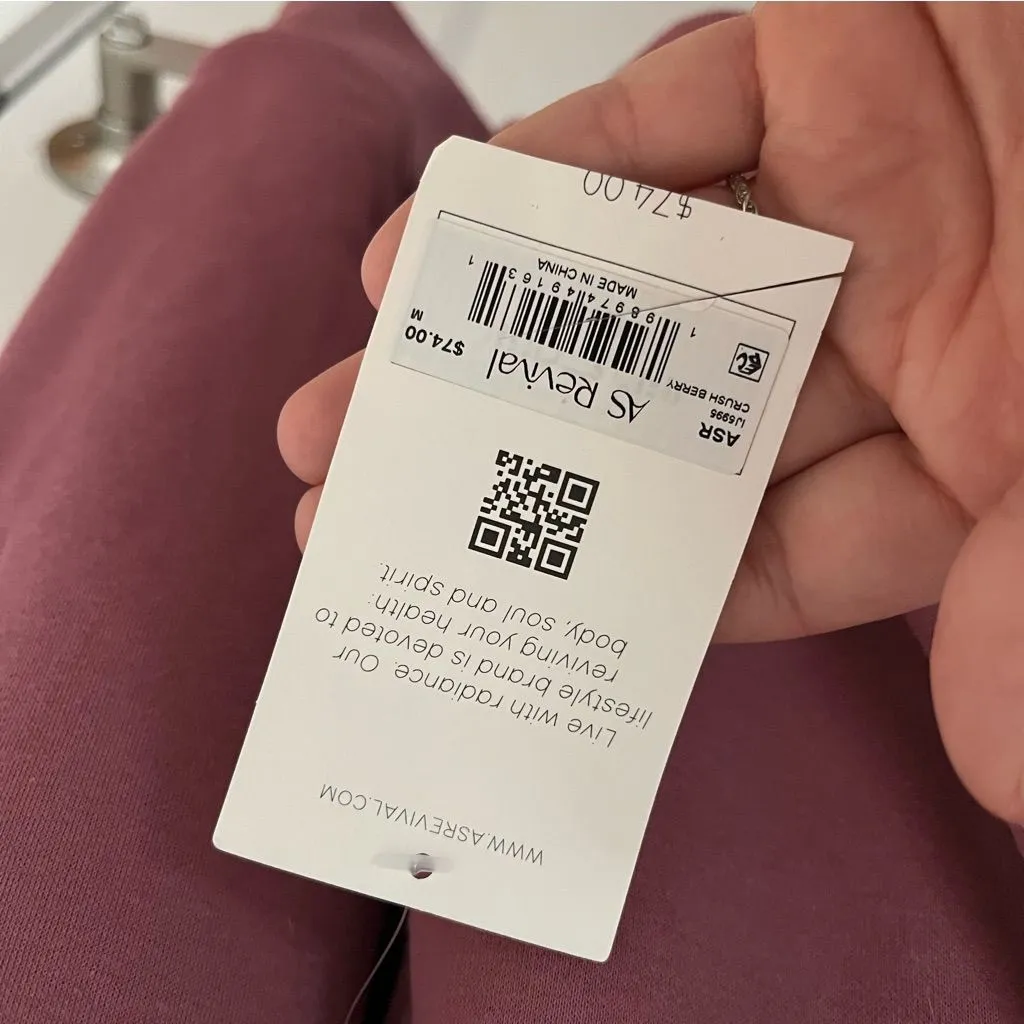 NEW Altar’d State AS Revival Pink Embroidered Bow Hoodie Sweatshirt Size Medium - Image 6