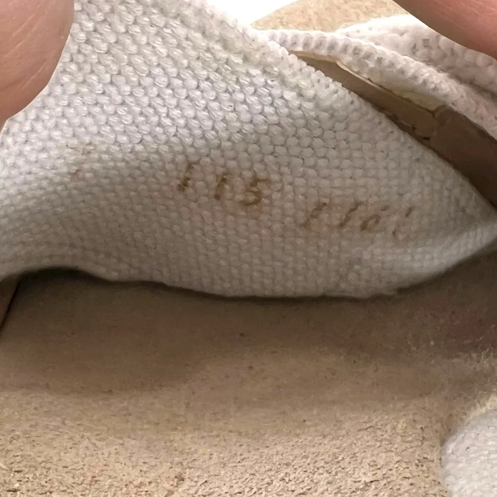 Charleston Shoe Co Porter Espadrille Wedge Sandals in White Size 7 - Image 6