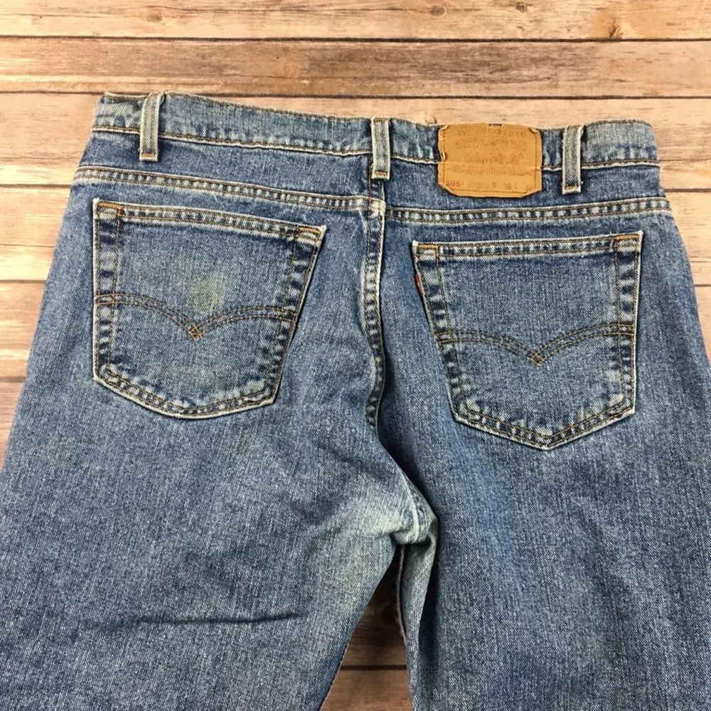 VINTAGE 505 LEVIS BOYFRIEND JEANS - Image 6