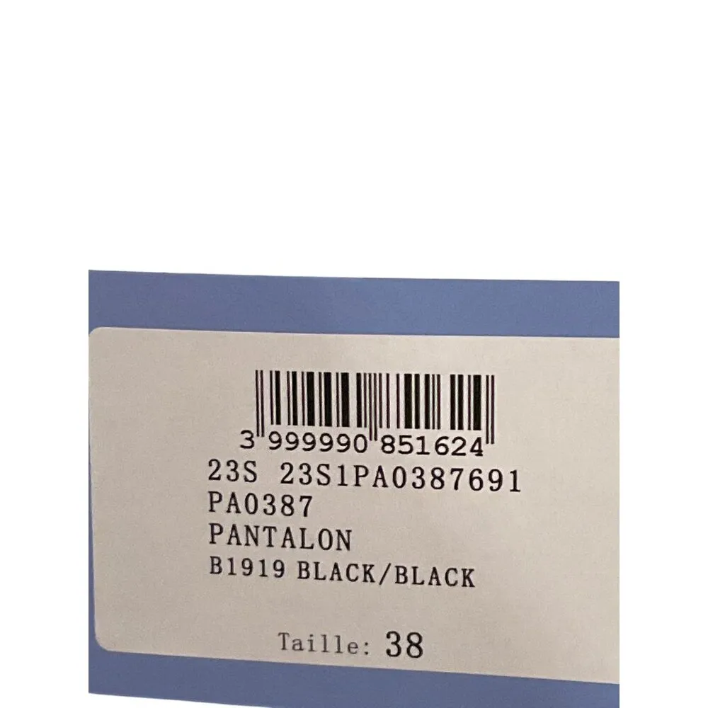 Mugler Tulle Stretch Leggings in Black & Black 38 New Womens Pants Trousers Size undefined - Image 7