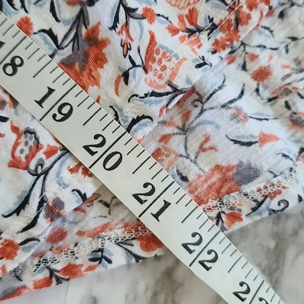 lucky brand floral blouse size small - Image 5