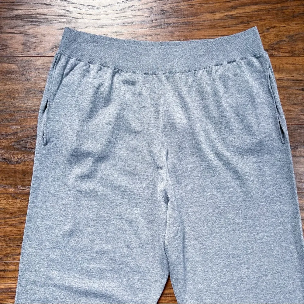 Stella McCartney • Wool Track Pants tapered grey jogger knit lounge pull-on - Image 5