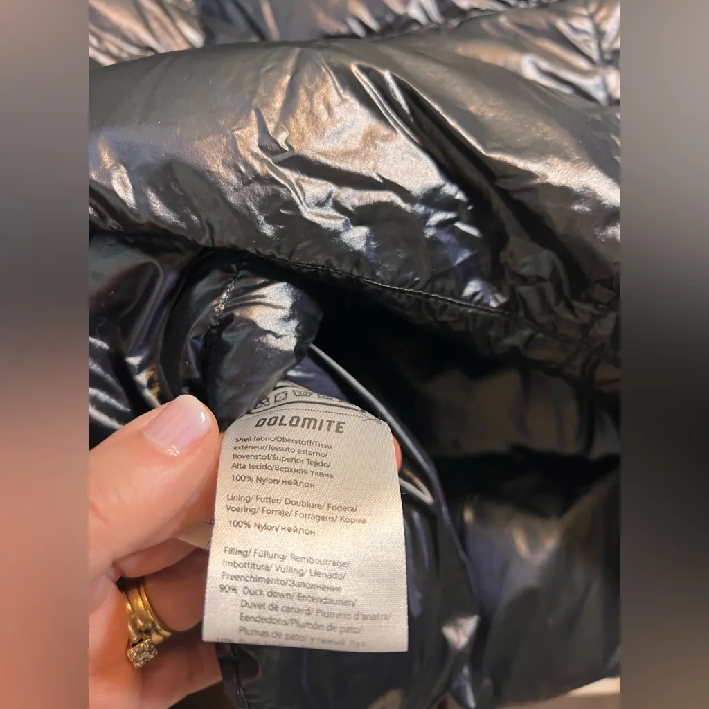 Dolomite 1897 Black Duck Down Puffer Jacket M Size M - Image 13