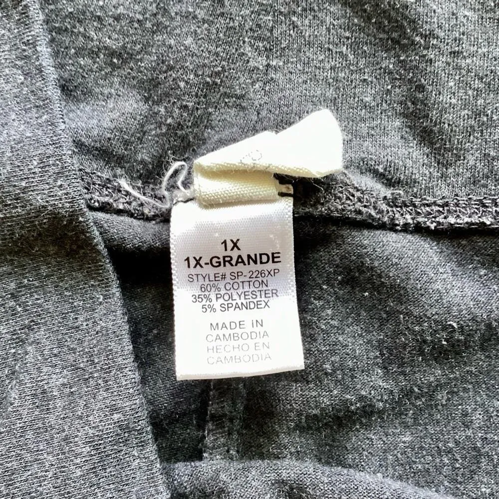 Pinkblush  Charcoal Grey Foldover Maternity Lounge Pants - Image 6